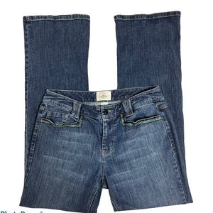 WHBM Blanc Embellished Bootcut Women’s Jeans Sz 6